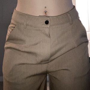 straight leg trousers